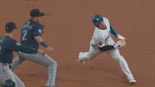 Shohei Ohtani Avoids the Tag to Get Back to 1st Safely on a Pick Off Attempt! | 大谷 翔平 ハイライト