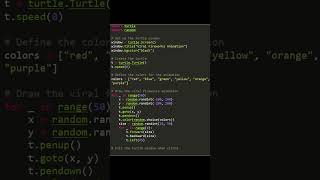 Explosive Python Fireworks Animation: Step-by-Step Tutorial for Beginners.