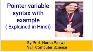 Pointer variable syntax and uses Explained with example