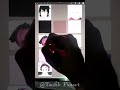 Trying Tiktok Art Sasuke Sakura Nezuko Tanjiro #Short#shorts #naruto #anime #subscribe