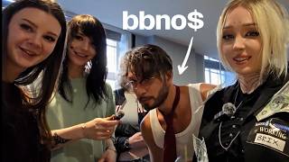 Sneaking backstage with bbno$...