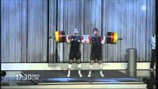 Matthias Steiner and Almir Velagic Clean and Jerk 333.3 kg In Tandem