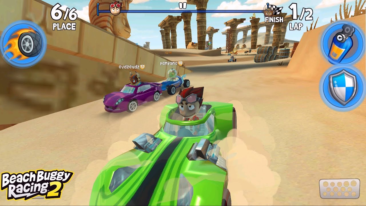 Racing All Shortcuts Rez Twin Mill || Beach Buggy Racing 2 - YouTube