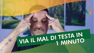 GET RID OF YOUR HEADACHE IN 1 MINUTE