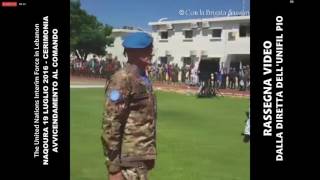 MISSIONE UNIFIL: PORTOLANO CEDE COMANDO A BEARY (2)