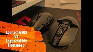 Logitech G903 vs Logitech G502 lightspeed