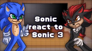 Sonic React To Sonic 3 // Gacha React