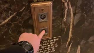 BEAUTIFUL! OTIS Autotronic traction elevators bank #1 @ Fisher Building in Detroit, MI