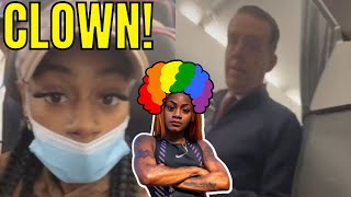 Track & Field Star SHA’CARRI RICHARDSON KICKED OFF Plane For Acting Like A CLOWN in VIRAL Vid!