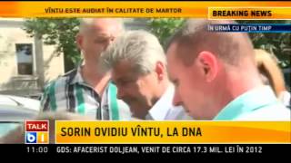 Sorin Ovidiu Vintu, audiat la DNA in dosarul preluarii Realitatea TV