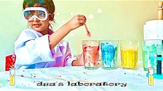 Easy DIY Science Experiments For Kids with Dua #StayHome Learn #WithMe