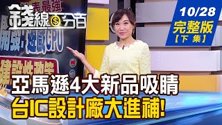 【錢線百分百】20211028完整版(下集)《亞馬遜4大新品吸睛 面板價格止跌時機 333法則挑第三代半導體公司》│非凡財經新聞│