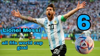 Lionel Messi  fifa world cup all goals video // 6
