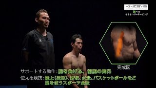 スポーツの現場で使える！キネシオロジーテープの貼り方　「腕」　【テーピング】