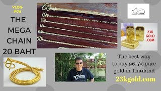 23kgold.com buying 23k gold Baht chains in Thailand