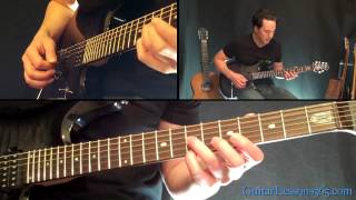 Hangar 18 Guitar Lesson - Megadeth - Famous Riffs