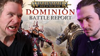 ORRUKS Vs. STORMCAST: AoS Dominion Battle Report! - Warhammer Age of Sigmar 3rd