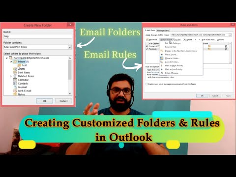 EP 5 Как создавать правила в Outlook Управление папками электронной почты Outlook Правила Outlook