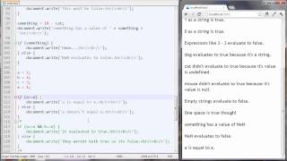 Javascript Tutorial 8 - Conditional (if ... else if) Statements