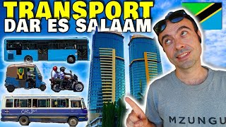 Dar Es Salaam City Tanzania Public Transportation Boda Boda, Dala Dala, Bajaji, BRT