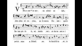 Offertory Chant EF: 21st Sunday after Pentecost - Vir Erat