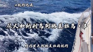 自驾帆船航海，差点跟大轮船相撞？乘风破浪的老阿姨惊出一身冷汗。 #船长 #航海 #航行 #帆船【航海的Sudy】