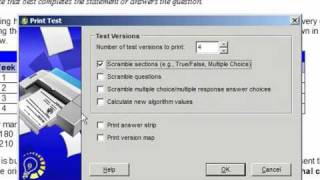 ExamView Printing Multiple Versions of a Test for Windows