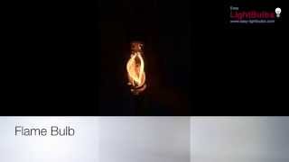 Flame Bulb - Ball Of Fire GLS Light Bulb