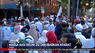 Puluhan Peserta Reuni 212 Dibubarkan Aparat Gabungan di Jakpus #SIS 02/12