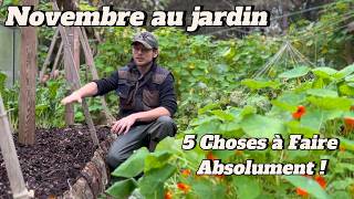 Que Faire au Jardin en Novembre ?