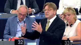 Guy Verhofstadt 13 Jun 2018 plenary speech on the Future of Europe (Mark Rutte)