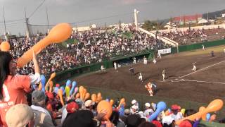 2012.10.27 日本独立L GCS 第３戦 新潟ABC vs 香川OG （新潟ラッキー７攻撃前）