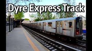 ⁴ᴷ⁶⁰ Not in Service R142 operating down the Dyre Express track at Gun Hill Road