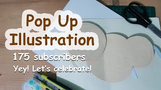 Pop Up Illustration - a tutorial on how to make pop up cookies with moving ants