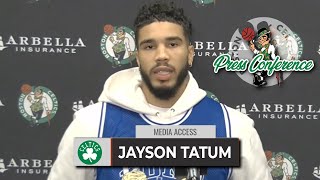 Jayson Tatum Says Lack Of Focus Is "On All Of Us." | BOS vs WAS Press Conference