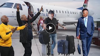 See the video of Kaizer Chiefs leaders and fans receiving the new coach today at the airport
