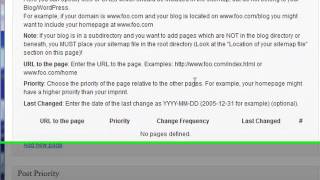 Wordpress Tutorial | Google XML Sitemap Plugin Help
