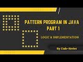 Print Hollow Square inside a Square Pattern Program| Star Pattern Program in Java.