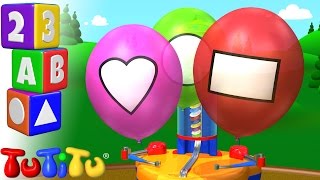 TuTiTu Englisch Lernen | Formen lernen auf Englisch für Kinder | Ballon-Maschine