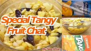 Tangy Fruit Chaat| Ramzan Special chaat with Tang & Juice| fruit Chaat Dressing| By Nee Khan #shorts