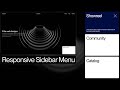 Responsive Sidebar Menu | Slide Out Menu | Sidebar Navigation | HTML, CSS & JavaScript + GSAP