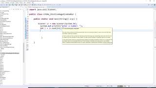 java , ch5, Write a program that reads an integer and prints whether it is negative, zero, positive.