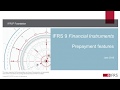 IFRS 9: Prepayment features