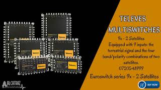 Euroswitch series 9x - 2 Satellites- 8,12,16,24,32 outputs Televes #multiswitch #kenya