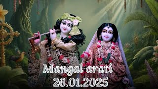 Mangal arati  || ISKCON HBR Layout Bengaluru || 26.01.2025