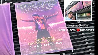 BRUNO MARS CONCERT IN SINGAPORE (April 5, 2024) #brunomars #concert #nationalstadium #singapore