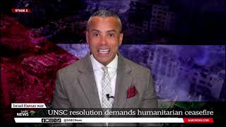 Israel-Hamas war | UNSC resolution demands humanitarian ceasefire