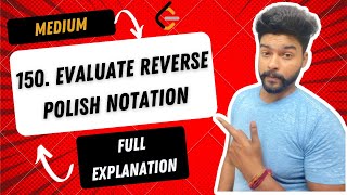 #150. Evaluate Reverse Polish Notation DSA | Code With Me | JAVA | C++
