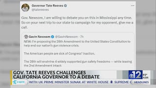 Gov. Tate Reeves challenges California governor to debate