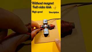 without magnet moter run #motor #shorts